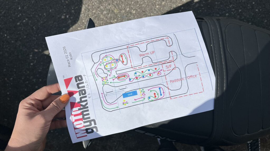 plán trati závodu MMČR v Motogymkhaně